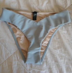 LA Hearts Ribbed Bikini Bottoms